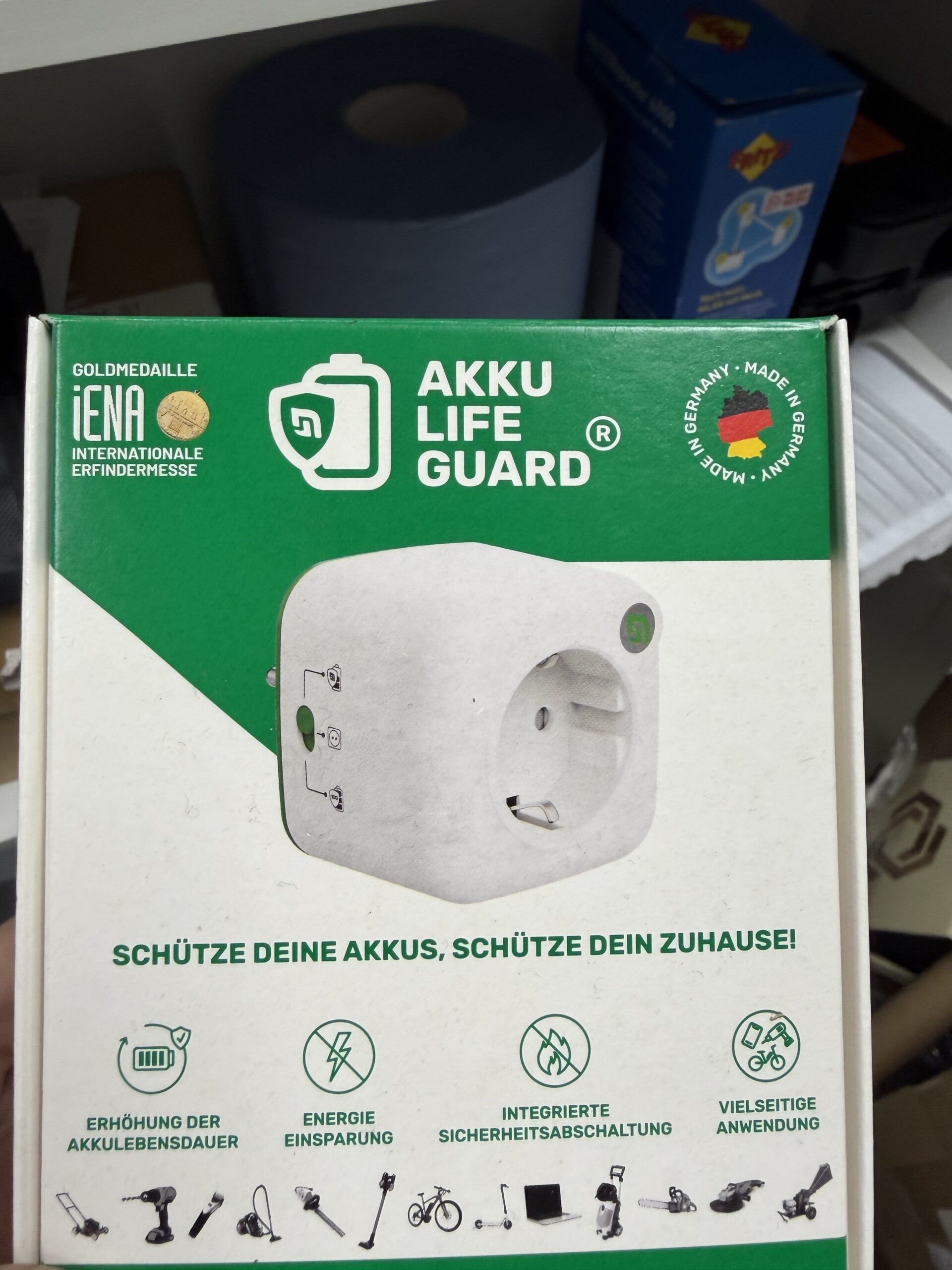 Akku Life Guard – Smarte Steckdose für längere Akkulaufzeit